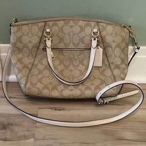 PRAIRIE SATCHEL IN SIGNATURE CANVAS